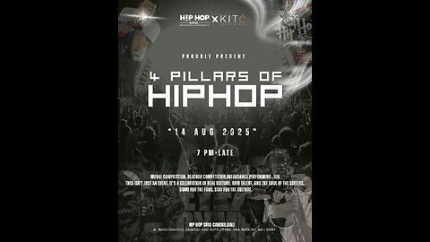 4 Pillars of Hip-Hop | Live in Bali – August 14, 2025