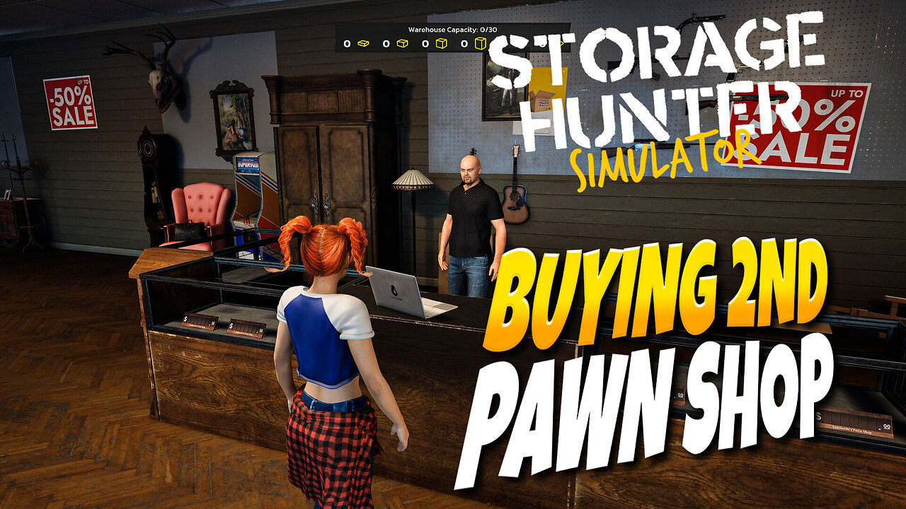 Buying 2nd Pawn Shop In Storage Hunting Simulator