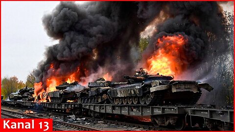 20 tanks did not reach Russians： Ukrainian Armed Forces attacked the railway in Zaporizhia