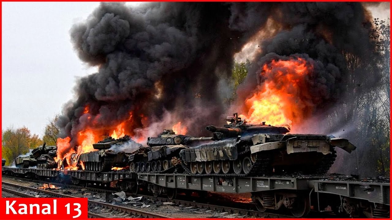 20 tanks did not reach Russians： Ukrainian Armed Forces attacked the railway in Zaporizhia