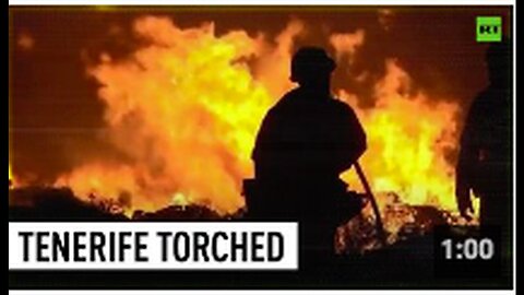 "Spanish Island Continues to be Engulfed by Wildfires"