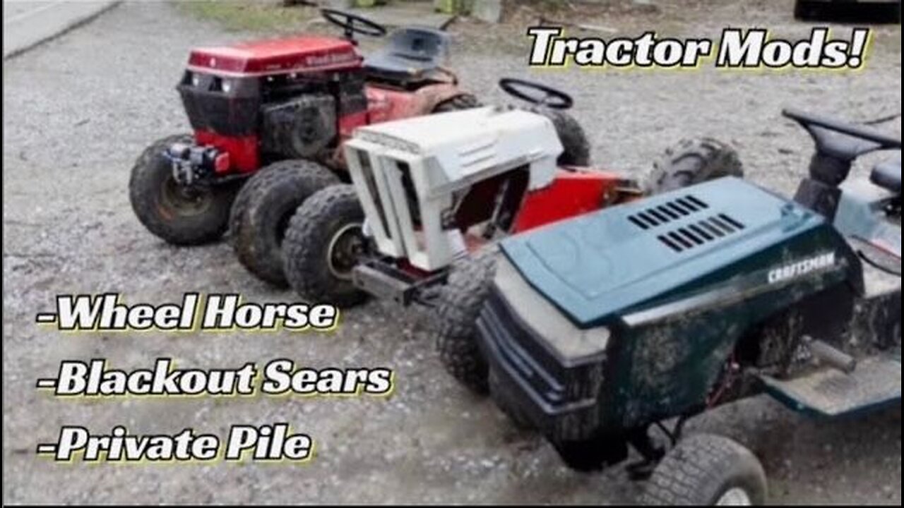 Wheel Horse! Blackout & Private Pile Tractor build updates! Mud Mowers Supreme!