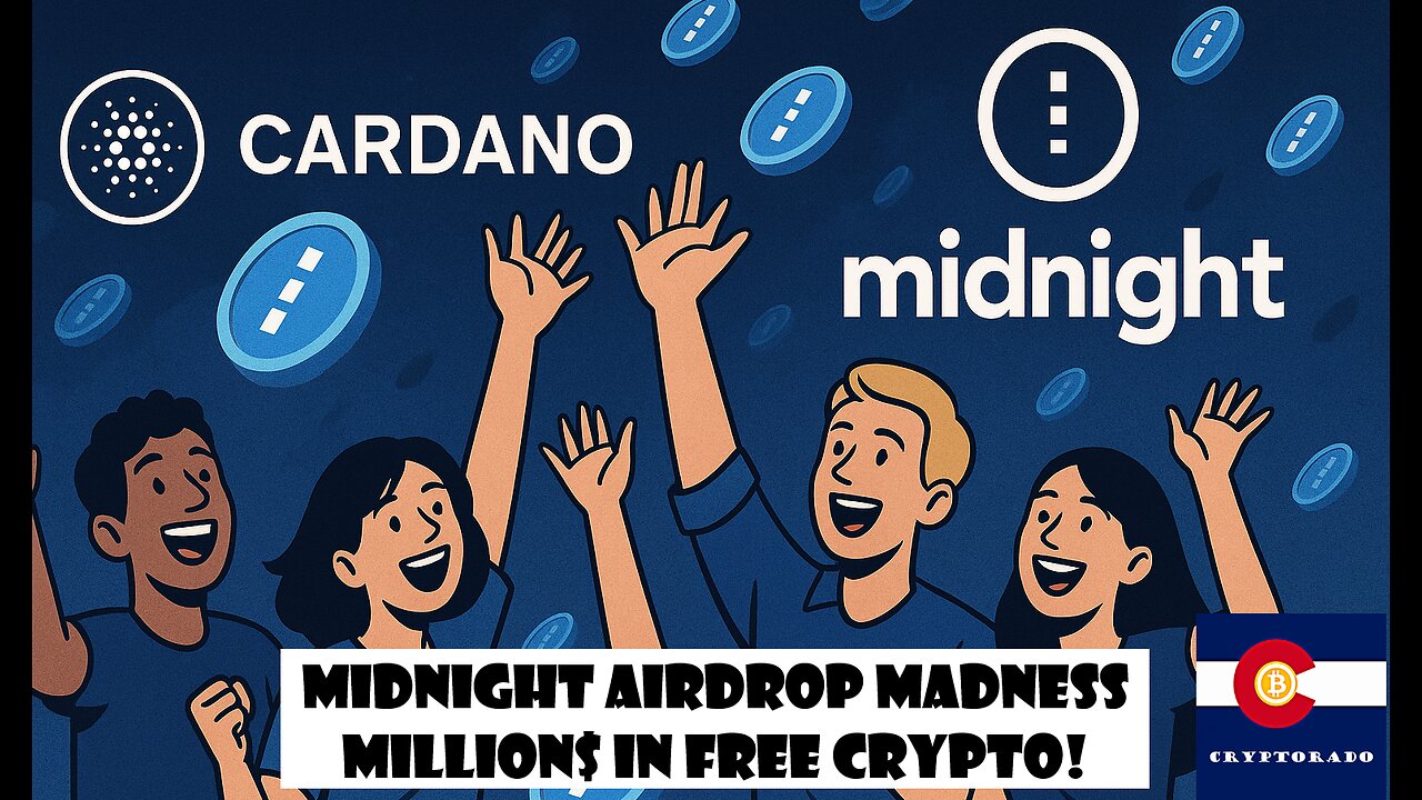 Midnight Airdrop Madness- MILLION$ in Free Crypto!