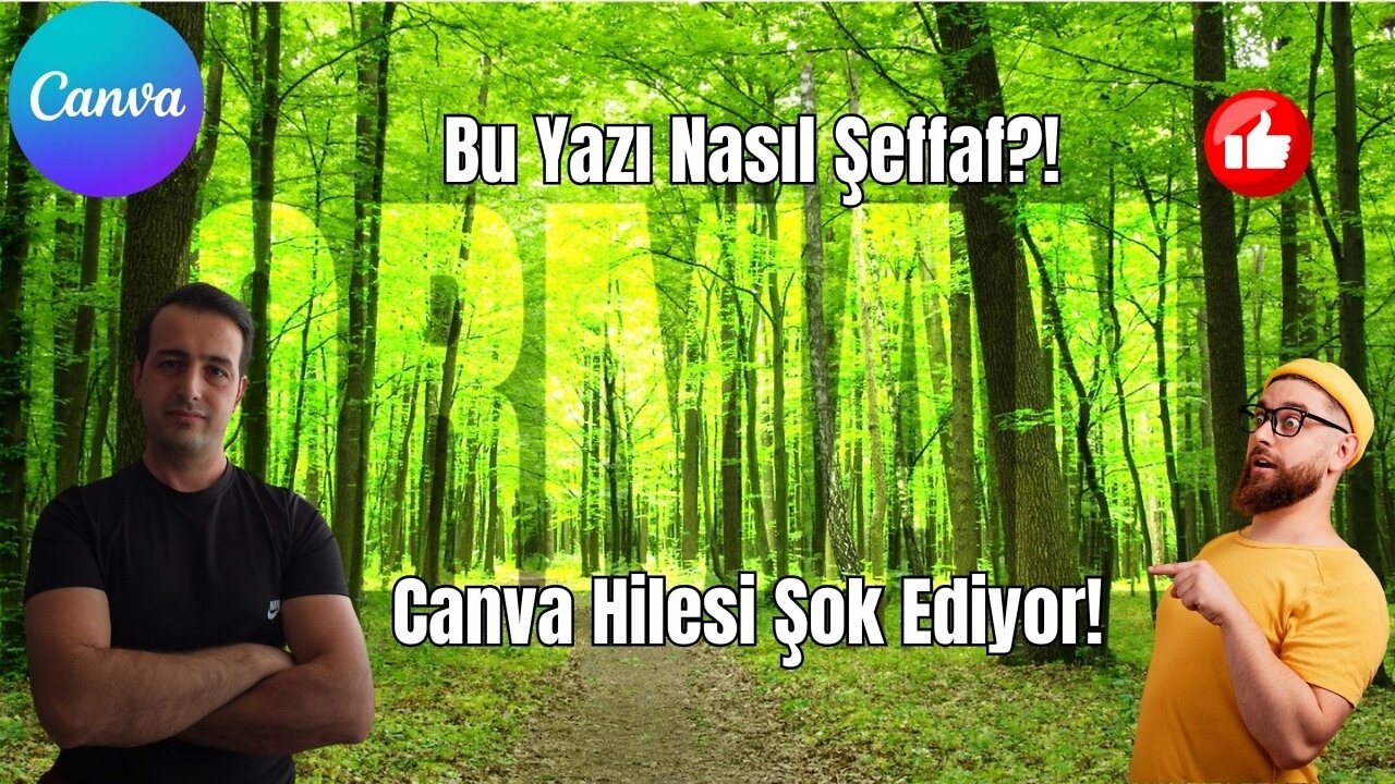 Canva'da Bu Yazı Efekti Akıl Almaz! Gören İnanamıyor!