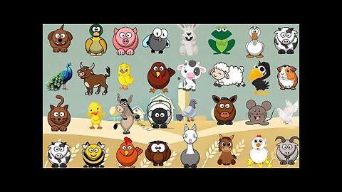 Farm Animal Sounds Song B1218 | Animal Song Nursery Rhymes For Kids | Little Bunny Learns