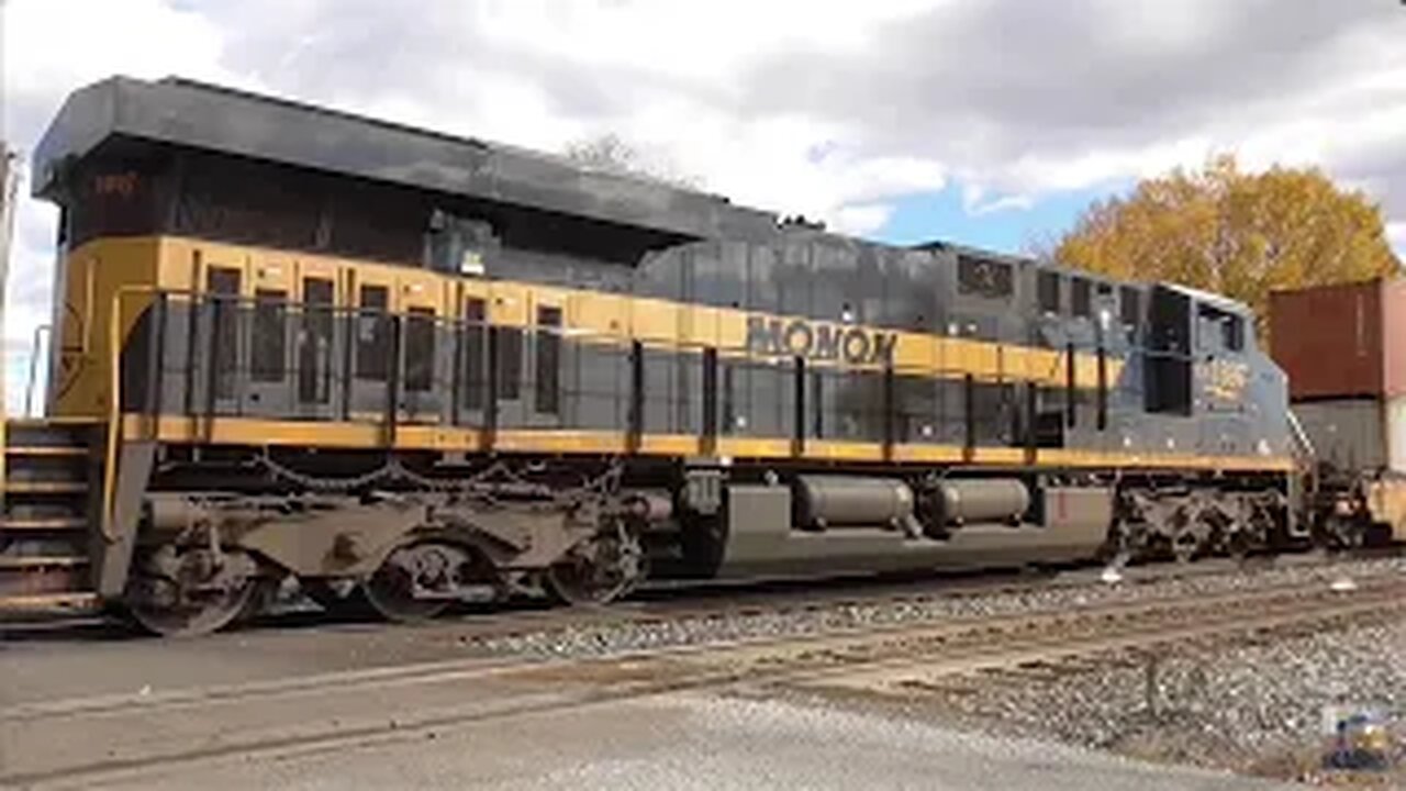 CSX I135 Intermodal Train with 1897 Monon Heritage Unit From Sterling, Ohio October 26, 2024 Part 2