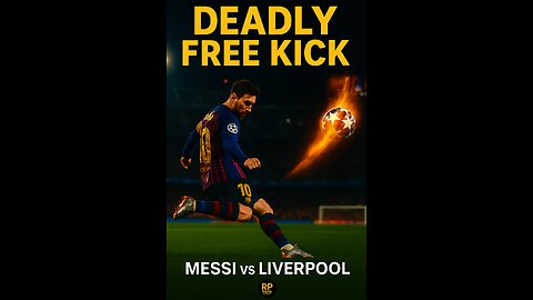 Messi’s 600th Goal – A Free Kick Masterpiece Against Liverpool 🎯🔥 | UCL Magic