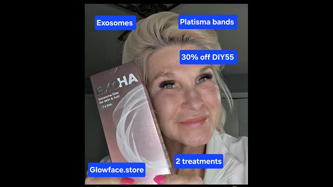 Platysma ands Tox ExoHA exosomes for hair GLOWFACE.STORE DIY55 30% OFF