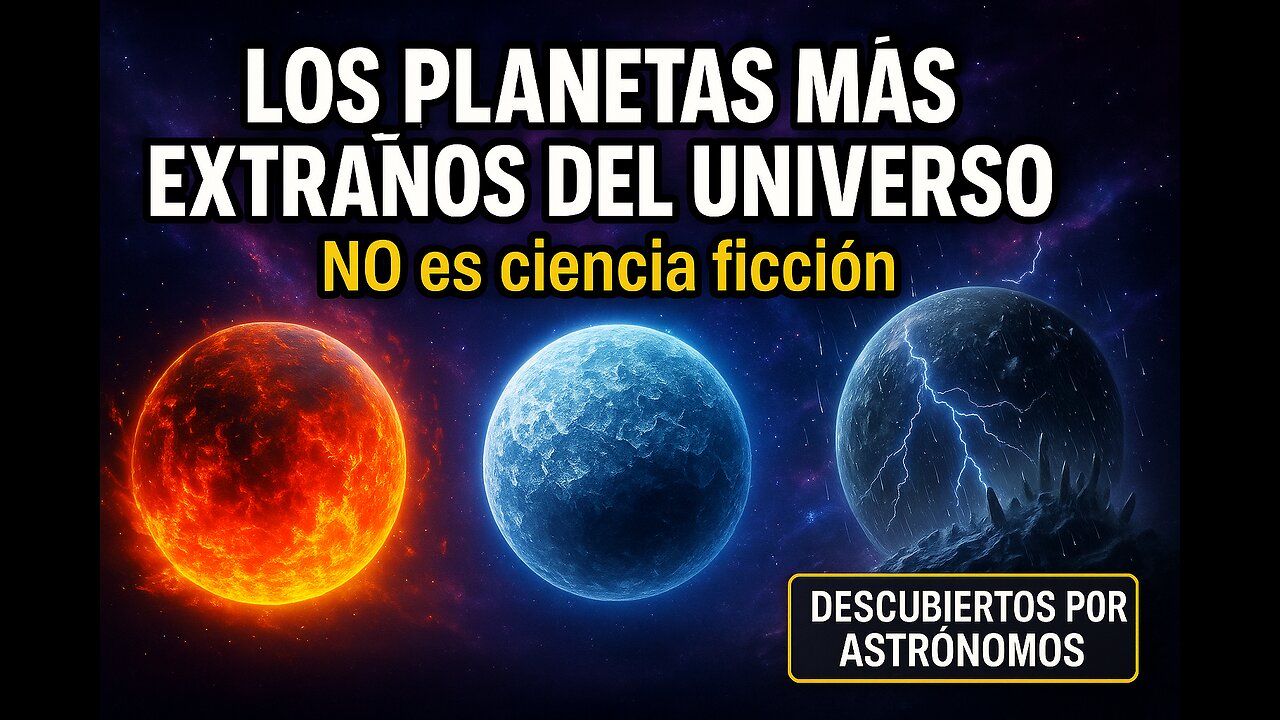 Los planetas más extraños descubiertos recientemente