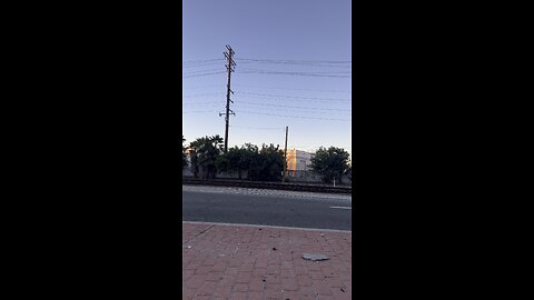 Early Morning Metrolink train bound for Los Angeles