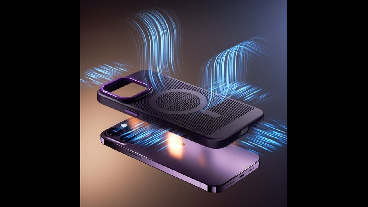 Breathable And Slim Magnetic Adsorption Phone Case