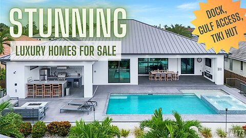 STUNNING LUXURY WATERFRONT HOME with POOL | Cape Coral Homes | Luxury Homes For Sale in SWFL