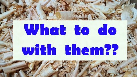 3 DIY ideas for wood shavings!