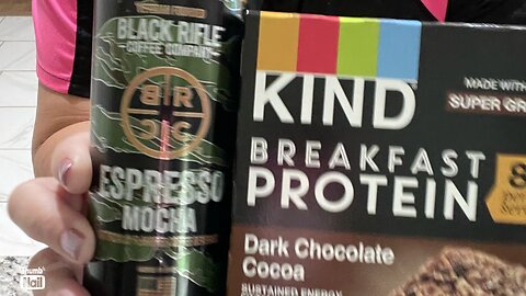 (06/04/2025) TASTE TESTING KIND BRAND PROTEIN BREAKFAST BAR AND BLACK RIFLE COFFEE