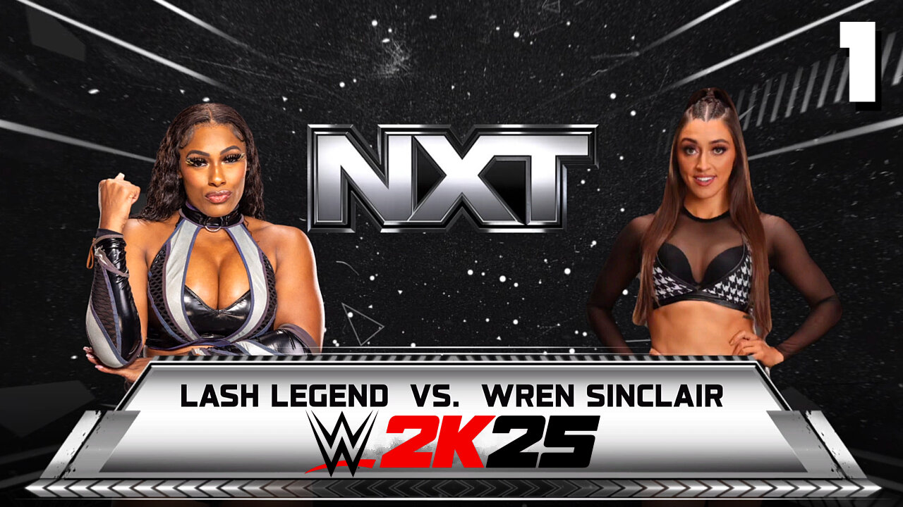 WWE 2K25 NXT June 10th 2025 - Match 1: Dominance!
