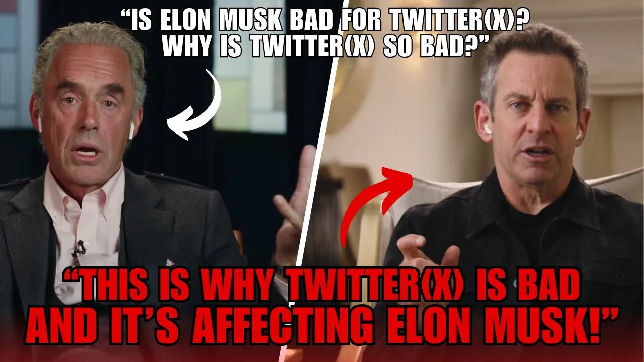'They're Antisemites, If Not Actual Nazis' - Sam Harris On The Issues Of Elon Musk And Twitter(X)