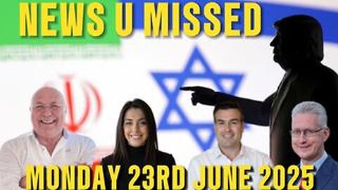 DAILY NEWS WITH CHARLIE WARD, PAUL BROOKER & LEMBIT OPIK MONDAY 23RD JUNE 2025