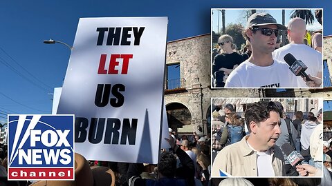 Palisades Residents Rally One Year After Deadly Fire, Accuse Officials of Failed Response