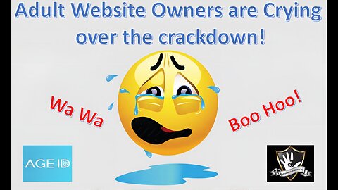Adult Website Owners are Crying over the crackdown! AgeID going into effect!