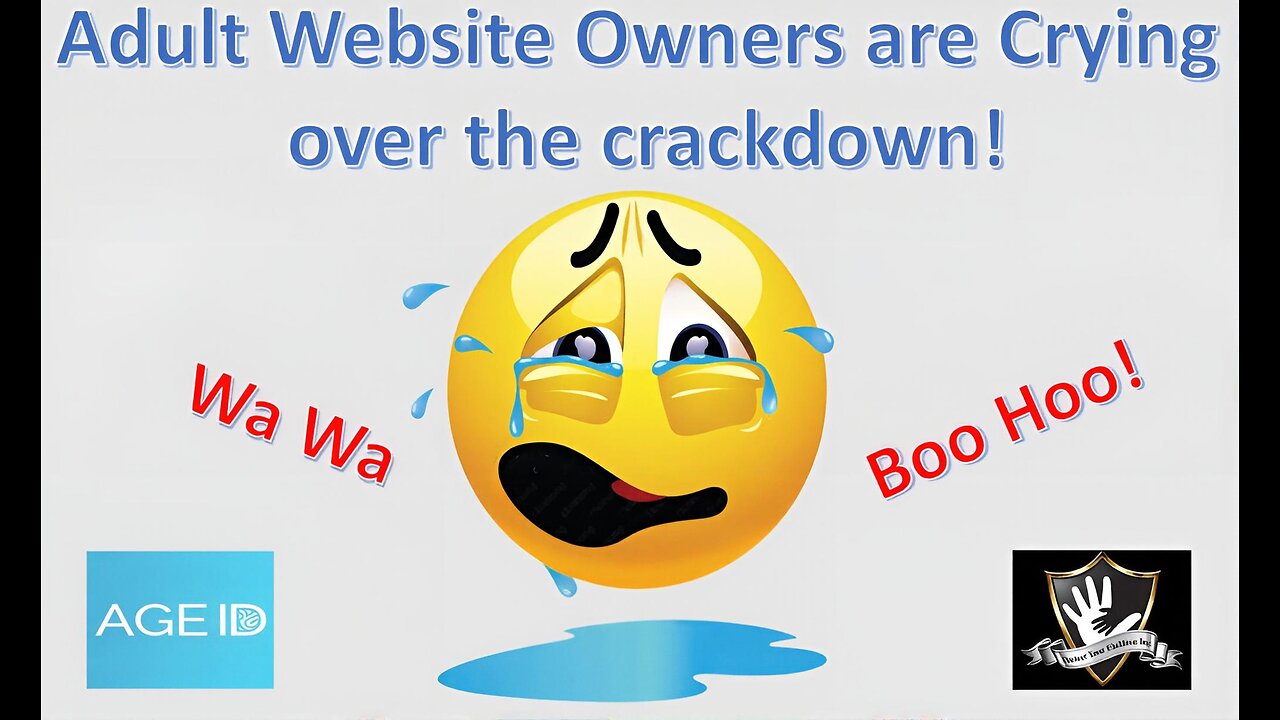 Adult Website Owners are Crying over the crackdown! AgeID going into effect!