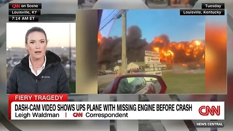 Video shows engine missing before UPS plane crashed