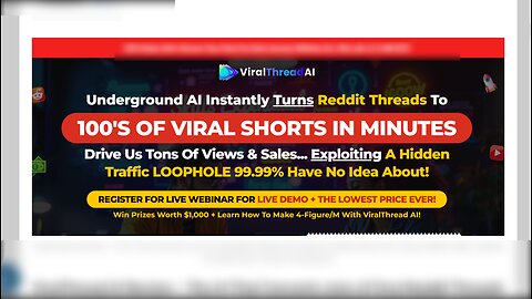 ViralThread AI Review – Turn Viral Reddit Threads Into Faceless YouTube Shorts Instantly