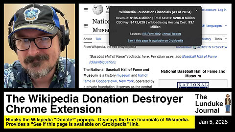 The Wikipedia Donation Destroyer Chrome Extension