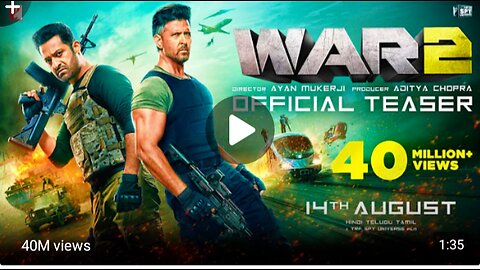 WAR_2___Official_Teaser___Hrithik_Roshan___NTR___Kiara_Advani___Ayan_Mukerji___YRF_Spy_Universe