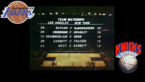 1970 NBA Finals Game 7 - The Lakers vs The Knicks