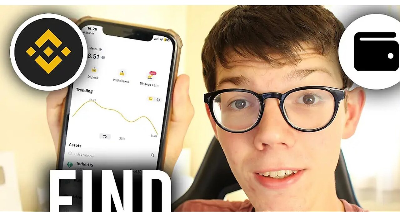 How to find your crypto address on binance ( tutorial step by step)