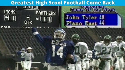 7 TDs in 3 minutes | Plano East John Tyler 1994 Football 20th Anniversary