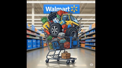 Shopping at Walmart for my van