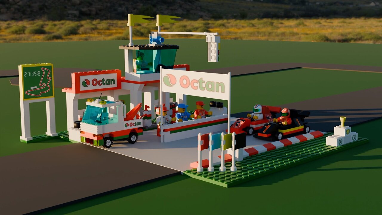 Lego Race - 3D Animation