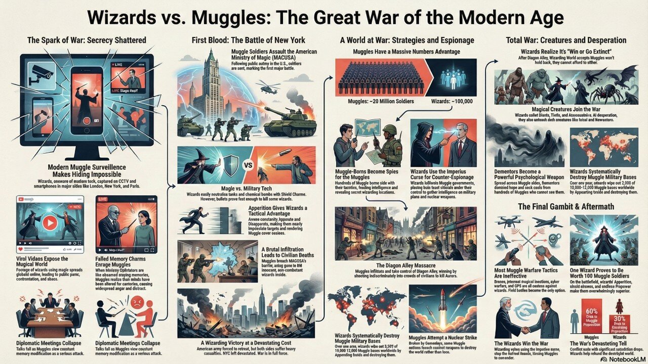 Wizard-Muggle War Hypothetical Conflict