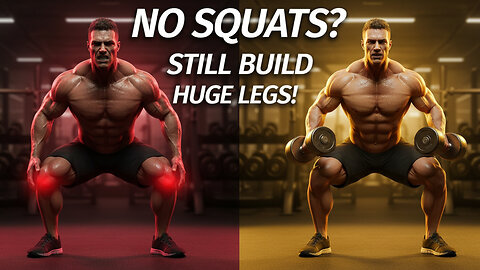 How to Get Bigger Legs WITHOUT Squats (PAIN FREE)