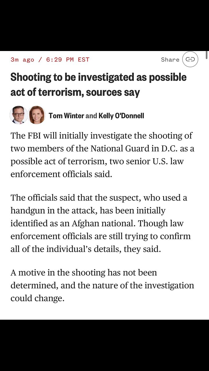 The National Guard shooter has been identified as an AFGHAN NATIONAL