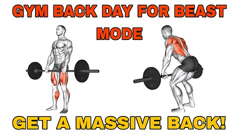 TOP 6 BACK EXERCISES FOR MASS | Gym Workout for Wide Lats & Thick Back 🔥 (No BS Routine)