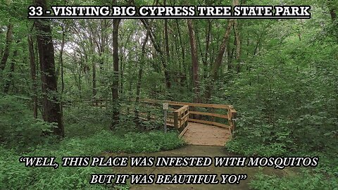 VISITING BIG CYPRESS TREE STATE PARK