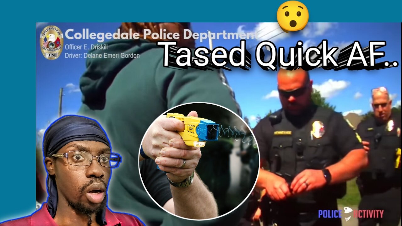 DoorDash Guy Tased After Resisting Orders and Handcuffed Asking For Supervisor