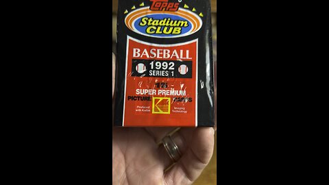 92 #Topps #stadiumclub #baseballcards #junkwax #packopenning