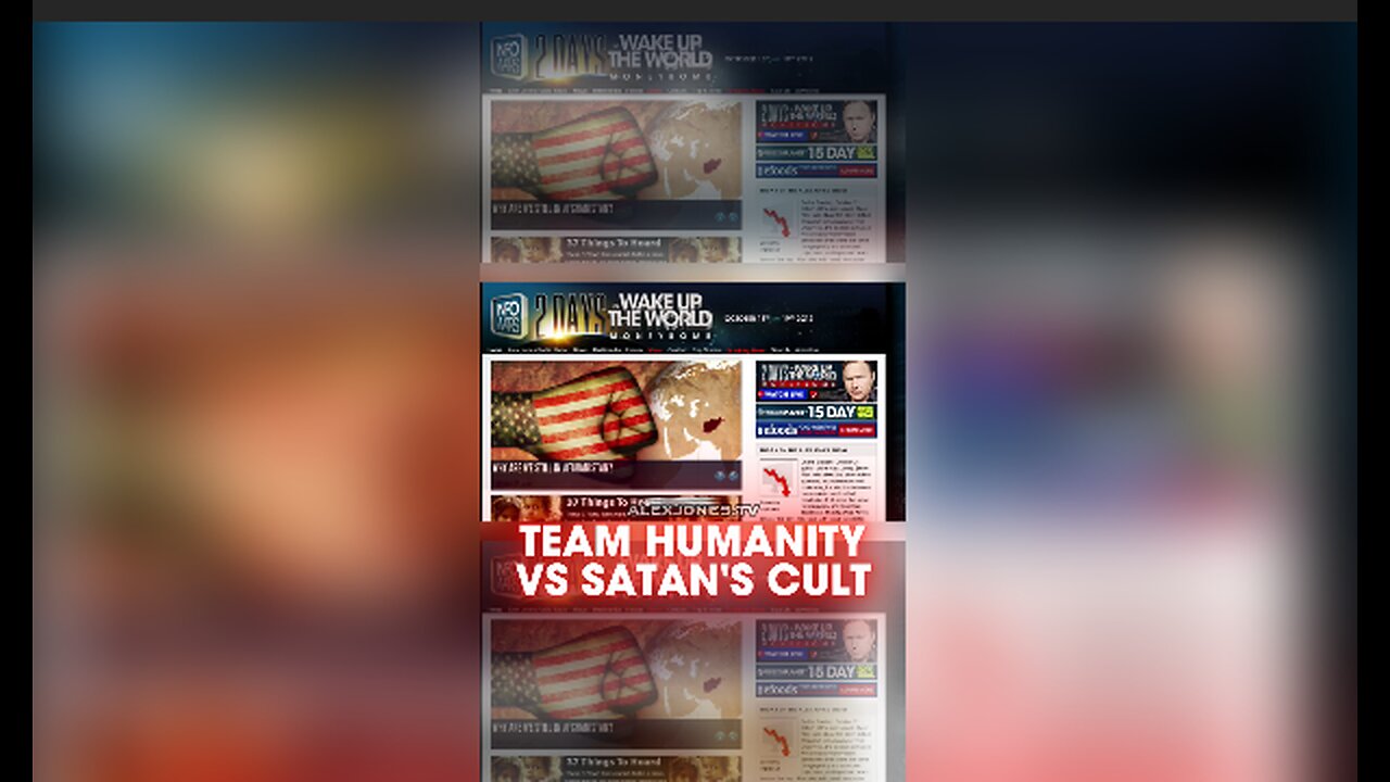 Alex Jones: Team Humanity Has To Stop Complying With Devil Worshipping Pedos - 10/21/12
