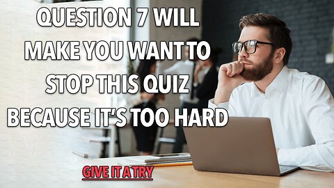 Mixed Trivia Quiz