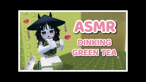 Roblox ASMR - Tower of Green Tea! 🍵🫖 - Drinking Sounds! (No Talking)