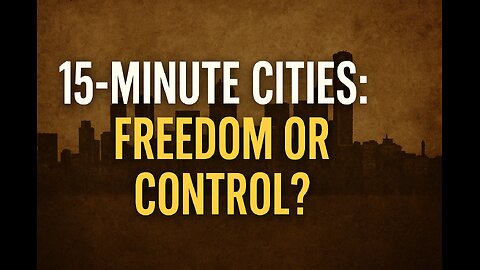 15-Minute Cities: Freedom or Control?