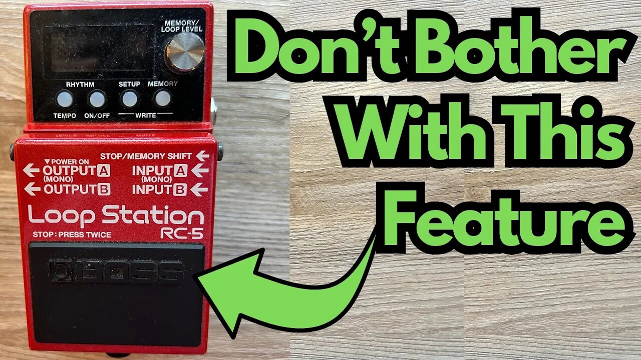 Batteries Don't Last in the BOSS RC-5