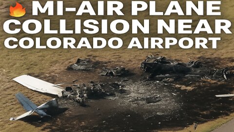 🔥✈️ Midair Plane Collision Near Colorado Airport | 1 Dead, 3 Injured 💔 #BreakingNews