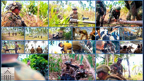 U.S. Marines and Philippine Marines Build Coastal Defense - Kamuning Beach