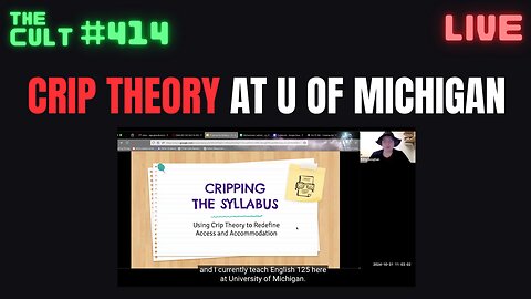The Cult #414: Crip Theory at University of Michigan (Queer Disability Studies)