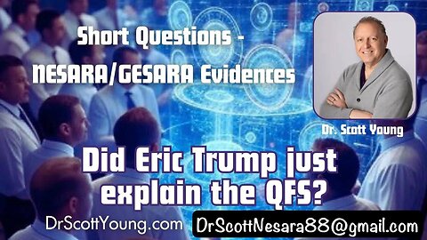 Did Eric Trump just explain the QFS?