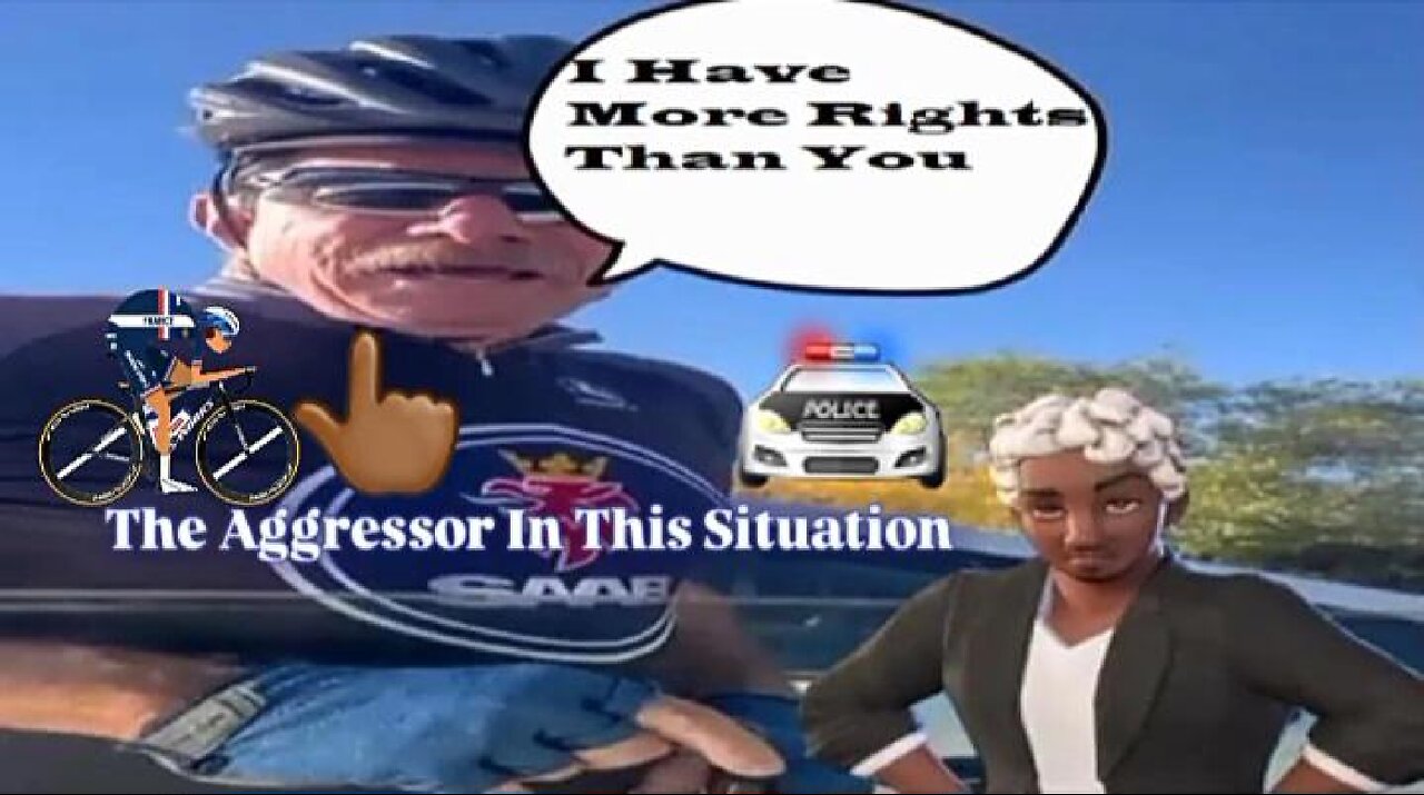 Angry Cyclist "Gary Peacock" Illegally Detains Driver "Pierce Kempton"